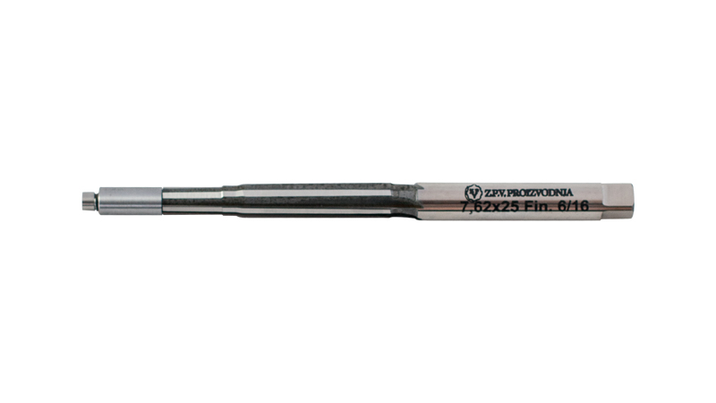 Chamber REAMER 9x18 made of high quality steel steel R6M5 